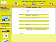 Tablet Screenshot of akservis.cz